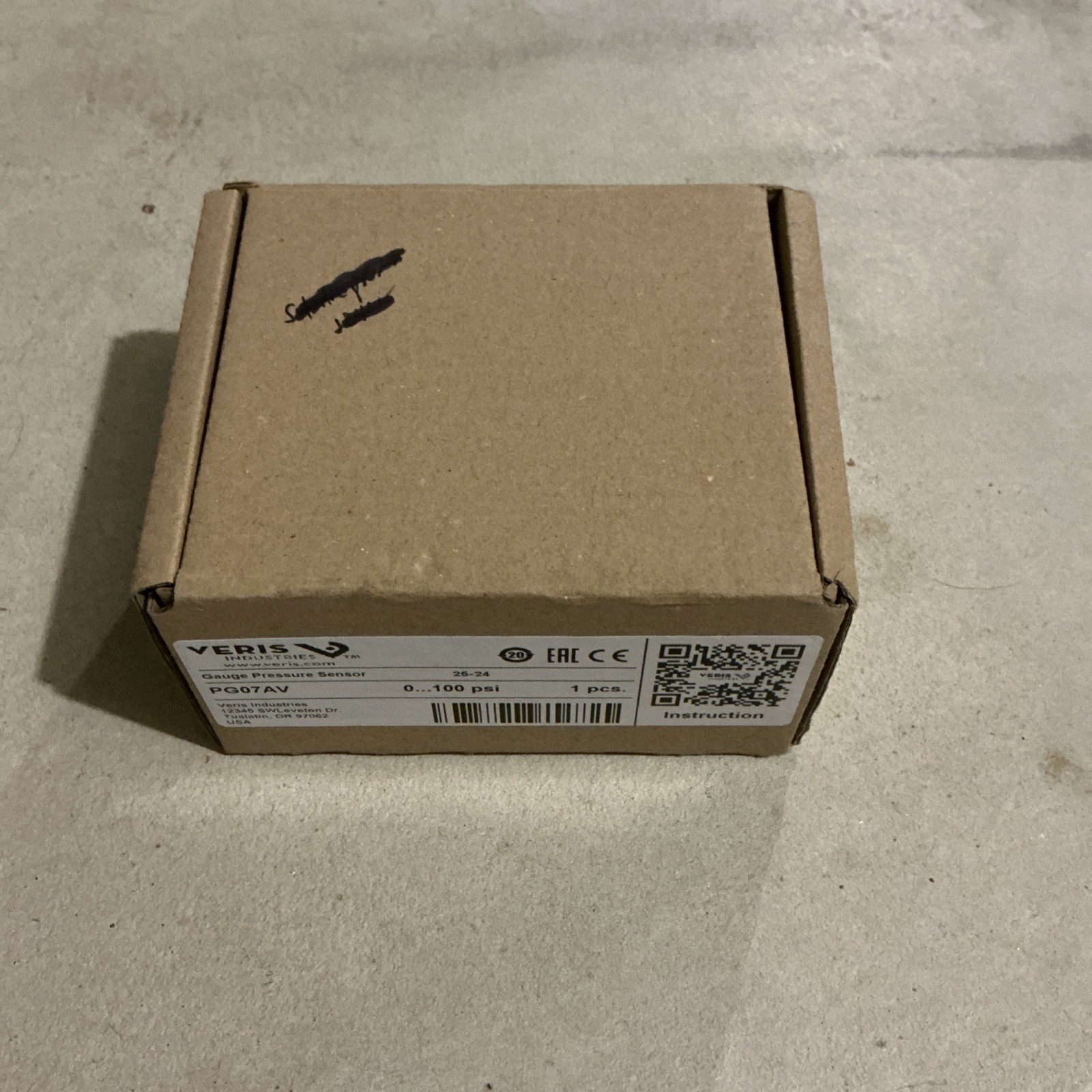 BRAND NEW Veris PG07AV Pressure Sensor 0/100 0-10Vdc BRAND NEW Veris PG07AV Pressure Sensor 0/100 0-10Vdc
