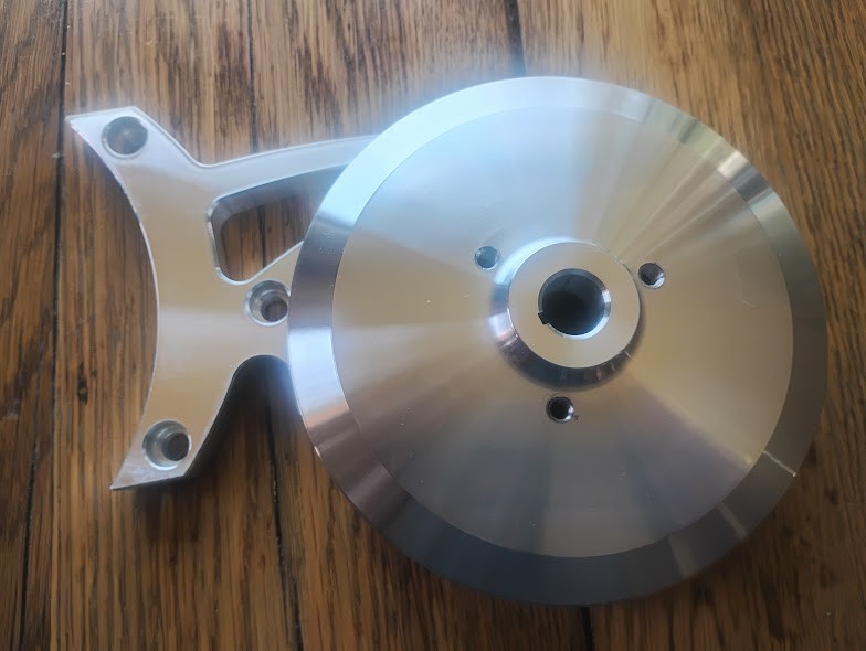 MARCH PREFORMANCE Small Block Ford Power Steering Bracket with Matching Pully
