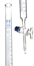 Class B 100mL Borosilicate Burette - 0.2mL Graduations - 0.2mL Tolerance - picture