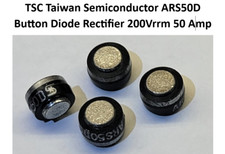 Lot of 4 - TSC Taiwan Semiconductor ARS50D Button Diode Rectifier 200Vrrm 50 Amp picture