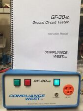 Compliance West GF-30AC 30A Ground Safety Tester WORKING Test Cable included picture