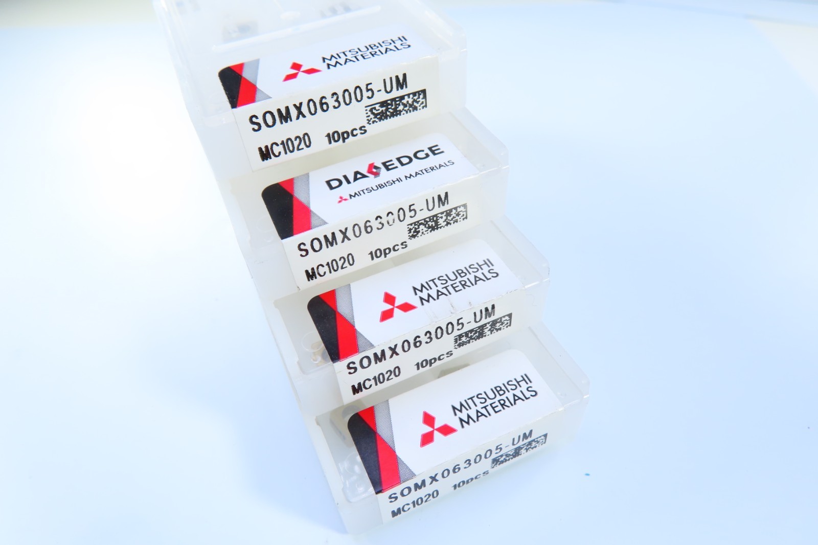 LOT 4 NEW BOXES ( 40 PCS ) MITSUBISHI SOMX063005-UM MC1020 SOLID CARBIDE INSERTS LOT 4 NEW BOXES ( 40 PCS ) MITSUBISHI SOMX063005-UM MC1020 SOLID CARBIDE INSERTS