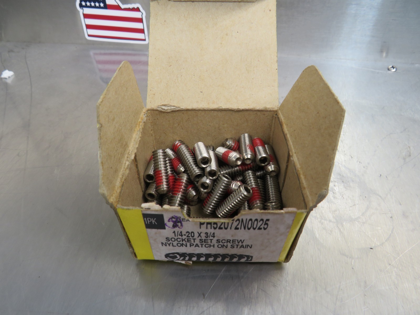 Holo Krome PH52072N0025 1/4-20 x 3/4 Socket Set Screw Lot of 50 Holo Krome PH52072N0025 1/4-20 x 3/4 Socket Set Screw Lot of 50