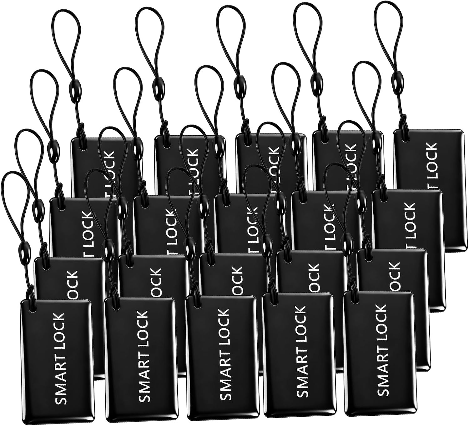 50 Pcs 13.56Mhz RFID Key Fobs – Smart IC Cards for SMONET & Ttlock 50 Pcs 13.56Mhz RFID Key Fobs – Smart IC Cards for SMONET & Ttlock