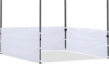 SCOCANOPY 10x3ft SideWall 10x10 Pop Up Canopy Frame, 3 Pack SunWall Only,White picture