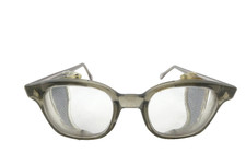 Vintage AO Flexi-Fit 6M Z87 Safety Glasses Mesh Side Shields Gray picture
