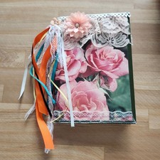 Junk Journal Handmade Hardcover Hand Bound 162 pages picture
