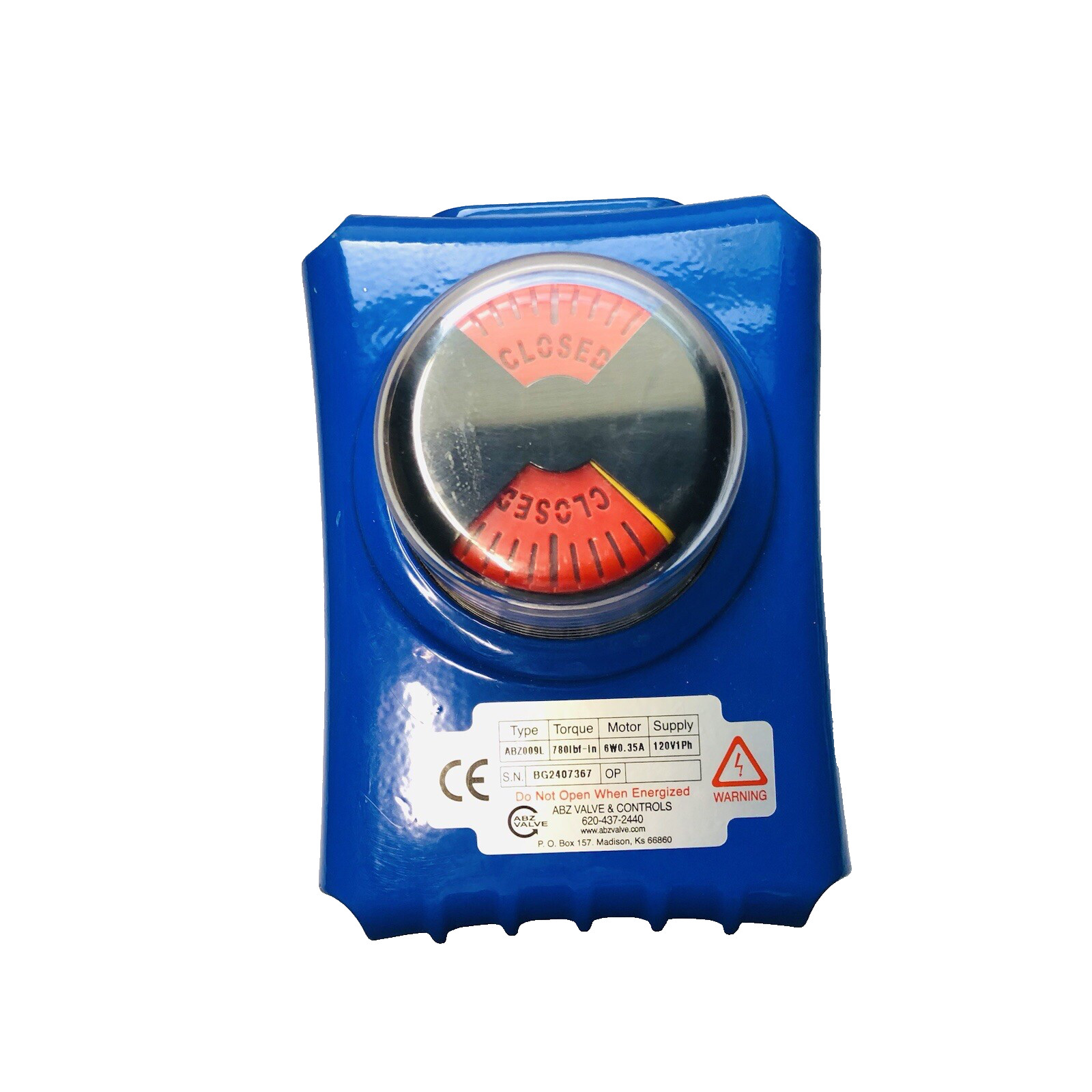 ABZ VALVES ACUATION ACUATOR BG2407367