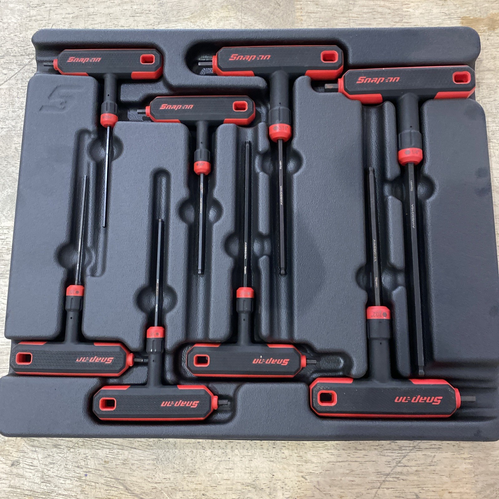 Eklind 60911 11 Piece Sae T-Shape Hex Key Set, 60911 Eklind 60911 11 Piece Sae T-Shape Hex Key Set, 60911