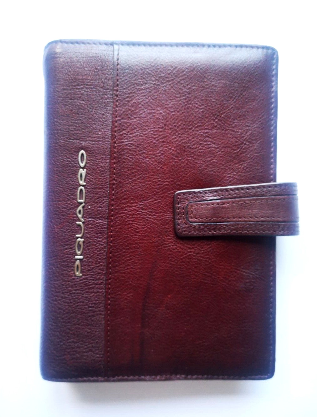 Piquadro Leather Agenda Planner Organizer Cover Soft Brown Medium Italy Piquadro Leather Agenda Planner Organizer Cover Soft Brown Medium Italy
