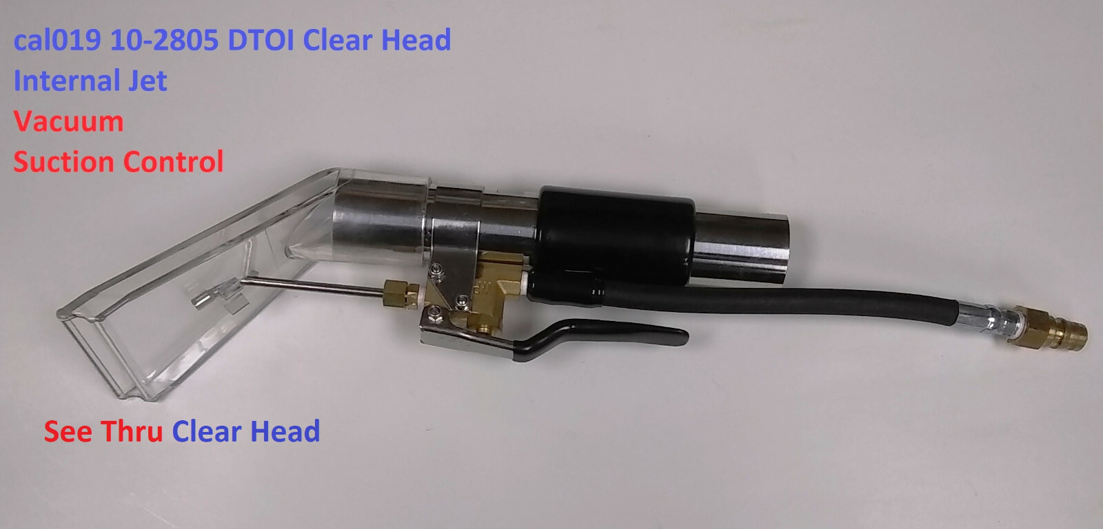 Carpet Detail Upholstery Tool Air Flow Ctrl En closed internal Jet SEE THRU 4\ Carpet Detail Upholstery Tool Air Flow Ctrl En closed internal Jet SEE THRU 4\
