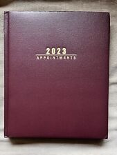 NEW  2023 Sundial Appointment Book Burgandy Hardcover picture