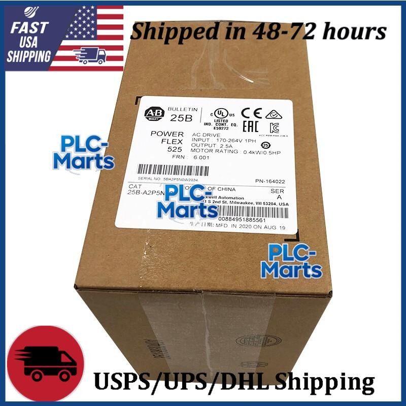 New 25B-A2P5N104 Power 525 AC Drive 0.4kW/0.5HP FREE 25BA2P5N104 US Free Tax New 25B-A2P5N104 Power 525 AC Drive 0.4kW/0.5HP FREE 25BA2P5N104 US Free Tax