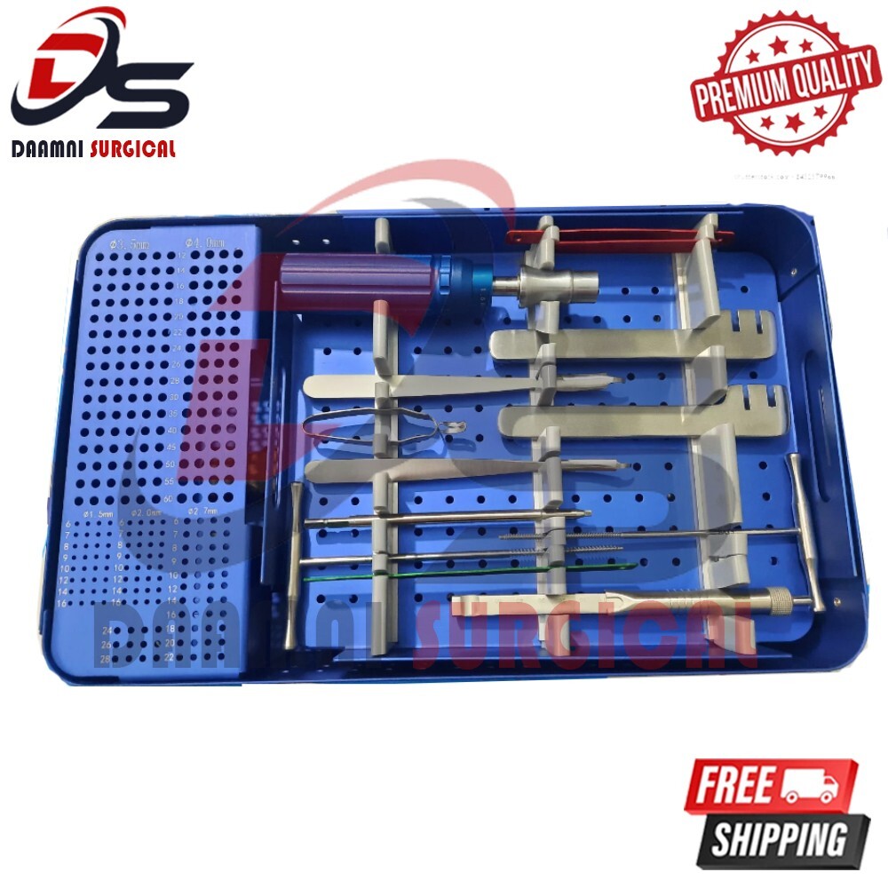 Locking Small Fragment Instrument set, excellent box with screw tray (42 pcs ) Locking Small Fragment Instrument set, excellent box with screw tray (42 pcs )