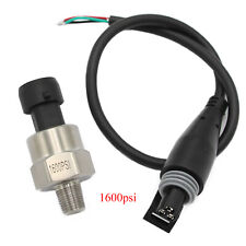5V Fuel Pressure Transducer or Sender 1600Psi for Oil Air Water picture