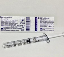 *Case of 800* BD 1mL Luer Lok Syringes REF 309628 Sterile No Needle Exp 07/2027 picture