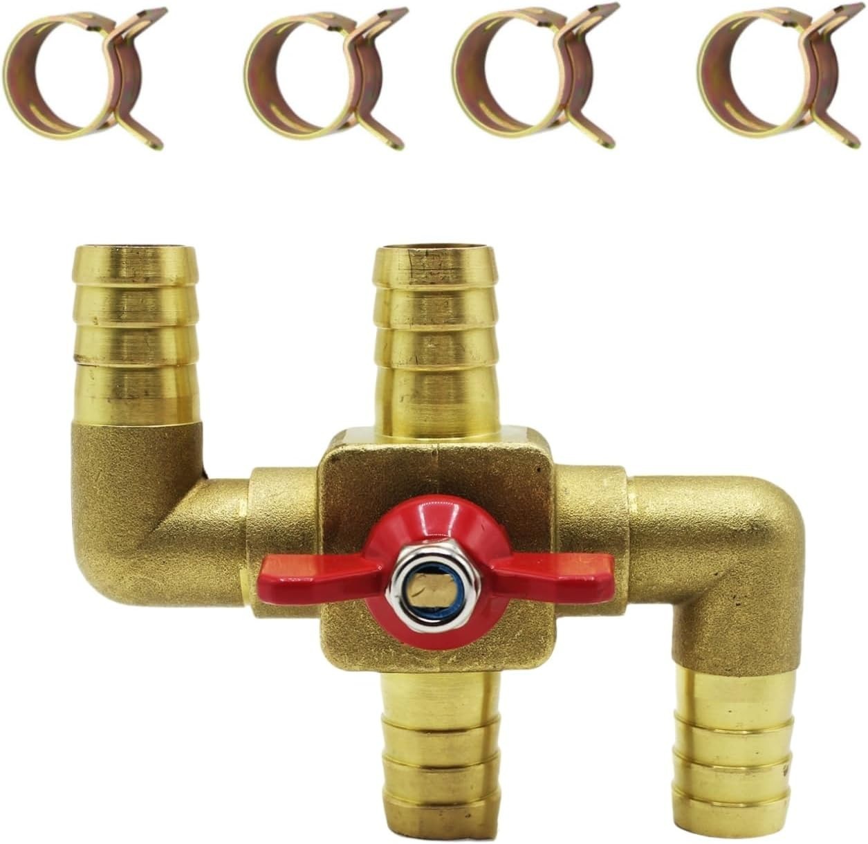 Heater Core Bypass 4-way Solid Brass Automobile Integrated Manual Control Heater Core Bypass 4-way Solid Brass Automobile Integrated Manual Control