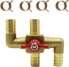 Heater Core Bypass 4-way Solid Brass Automobile Integrated Manual Control picture