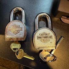 Authentic Harley-Davidson Master Lock #220 — Mint Condition, Original Keys picture