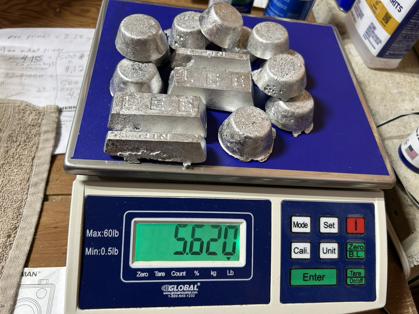 1 Pound TIN/Pewter metal round /Lee/Lyman ingots 95% pure tin for crafts/casting