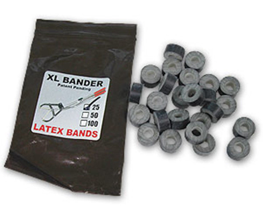 XL Bander Rings Bands 25 Count Castrate Cattle Sheep Goat XL Bander Rings Bands 25 Count Castrate Cattle Sheep Goat