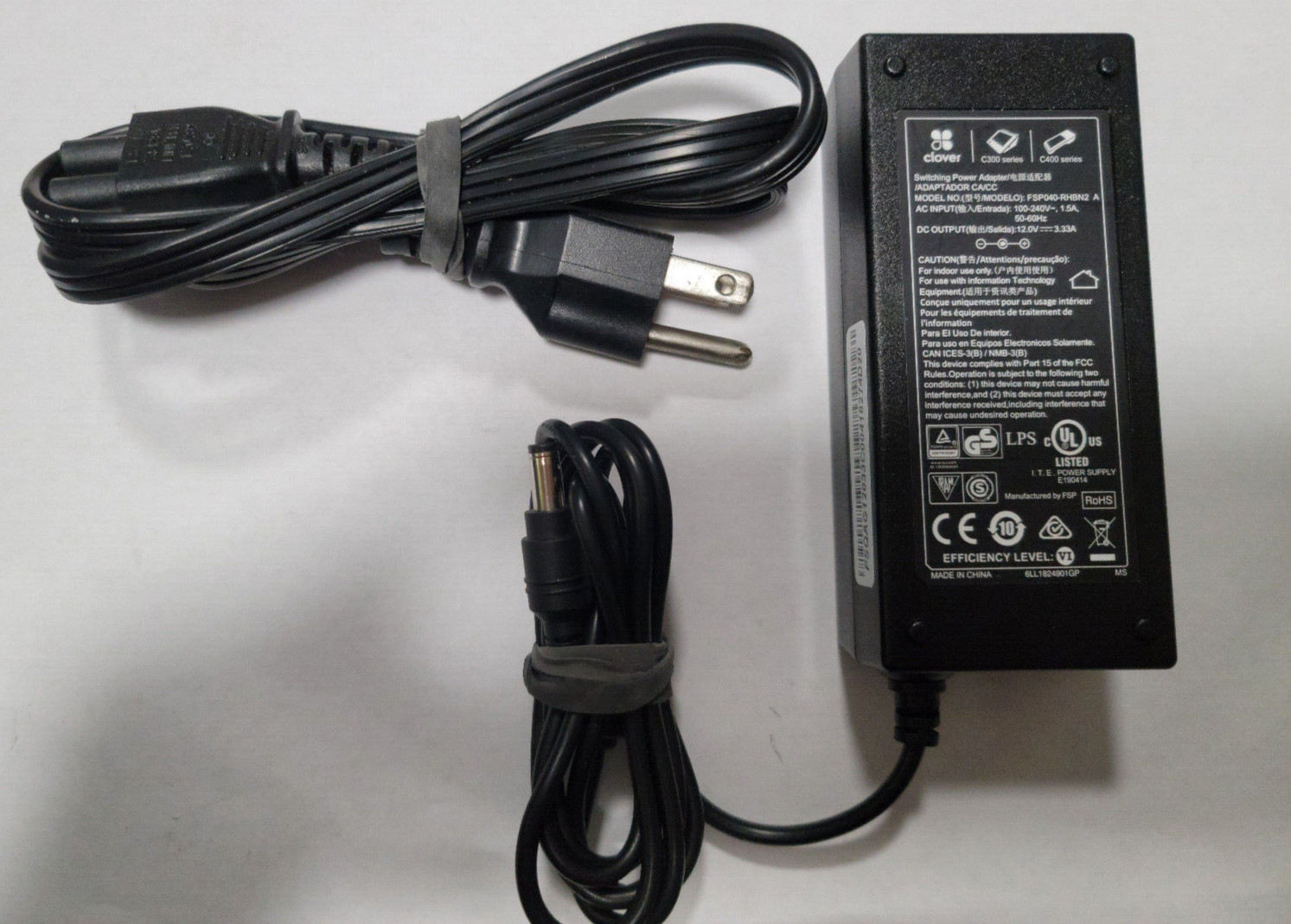 OEM ~ Clover Flex/ Clover Mini Black Power Supply OEM ~ Clover Flex/ Clover Mini Black Power Supply