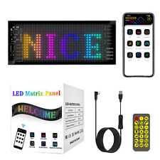 USB Car LED Display Car Rear Window APP Control Words For Car/Shop Party picture