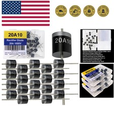 20A10 Diode Rectifier Diode 20pcs 20 Amp 20A 1000 Volt 1000V Electronic Silic... picture