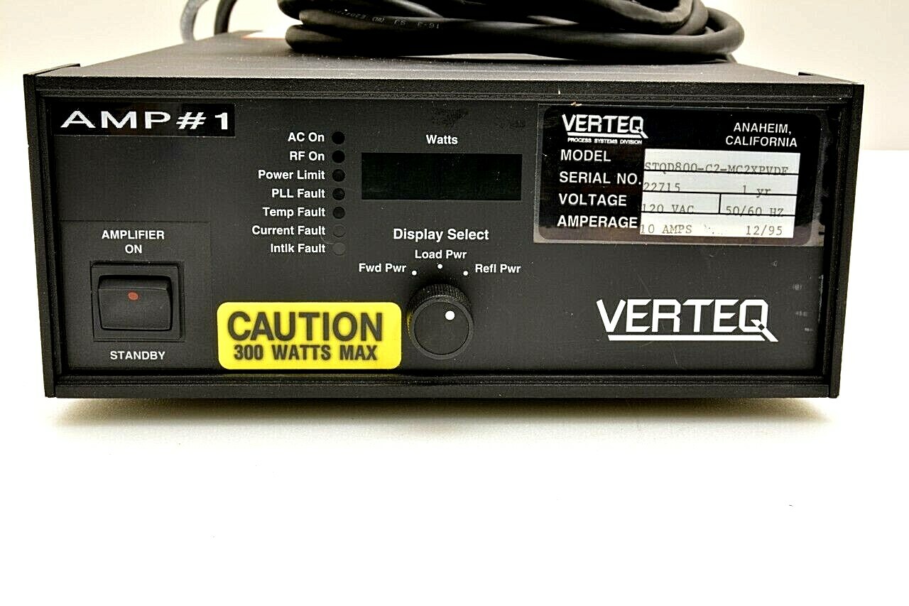 3156023-000F / AMPLIFIER, MODEL-STQD800-C2-MC2XPVDF / VERTEQ