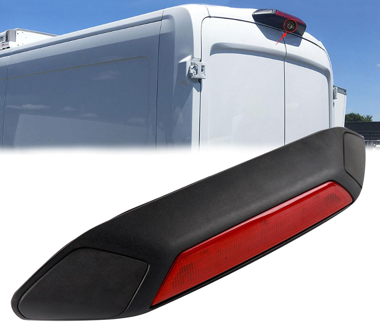 LED Third Brake Light W/ Backup Camera for 2018 2019 Transit 150 250 350 | 350HD