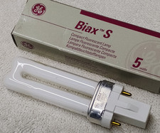 GE F5BX/827  F5BX/SPX27 Biax S 5W 2 Pin Compact Fluorescent Lamp PL-S Bulb CFL picture