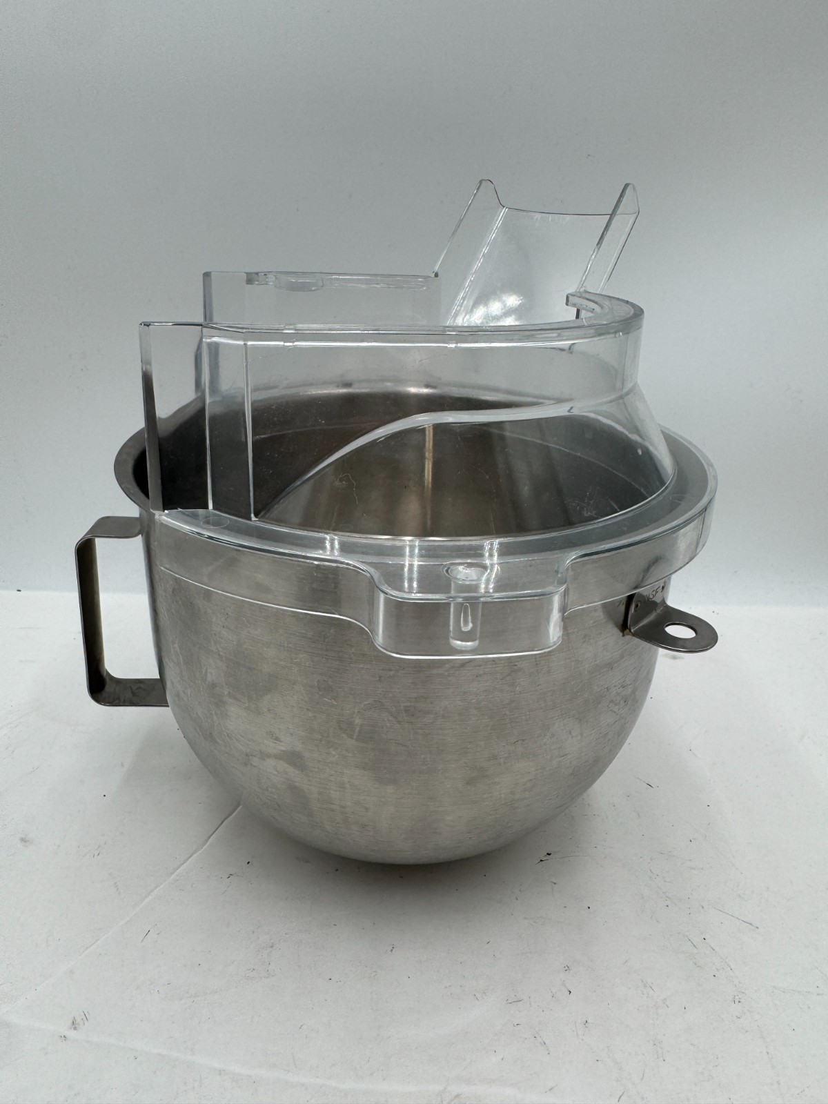 NSF Commercial Stainless Steel 5QT Mixer Bowl with Clear Safety Guard Heavy Duty NSF Commercial Stainless Steel 5QT Mixer Bowl with Clear Safety Guard Heavy Duty