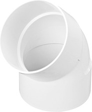 NDS 6P03 PVC 45-Degree Elbow 6 Inch for Hub X Hub Solvent-Weld Slip picture