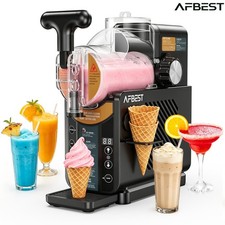 68 Oz Slushie Machine Soft Serve Ice Cream Milkshak Frozen Drink 5 Preset Modes picture