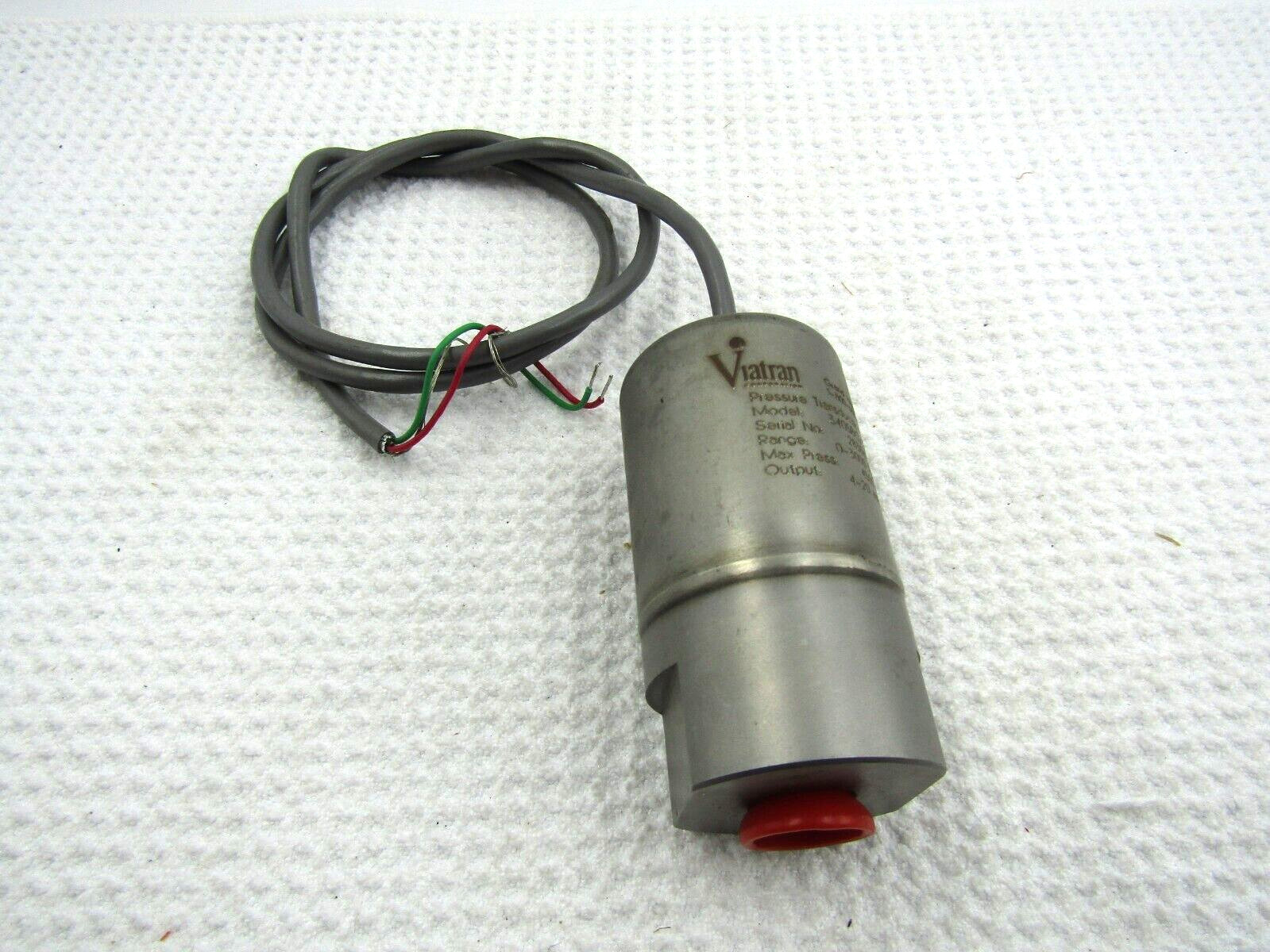 Viatran 3405BC2AAA20 Pressure Transducer 3000 PSIG - New No Box