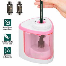 Electric Pencil Sharpener Battery Operated Kids Home Office School Classroom picture