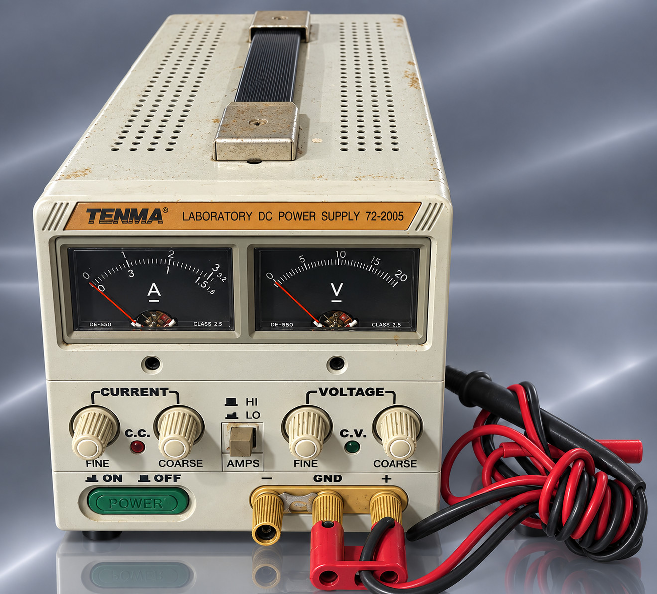 TENMA 72-2005 Laboratory DC Power Supply Analog Bench Unit Untested As-Is TENMA 72-2005 Laboratory DC Power Supply Analog Bench Unit Untested As-Is