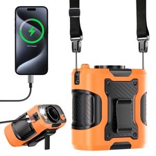 Portable Waist Fan Personal 14500mah 100 Speeds Clip On Shirt Fan Belt picture