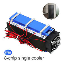 8 Chip DIY Thermoelectric Peltier Cooler Refrigerator Water Cooling System 576w picture