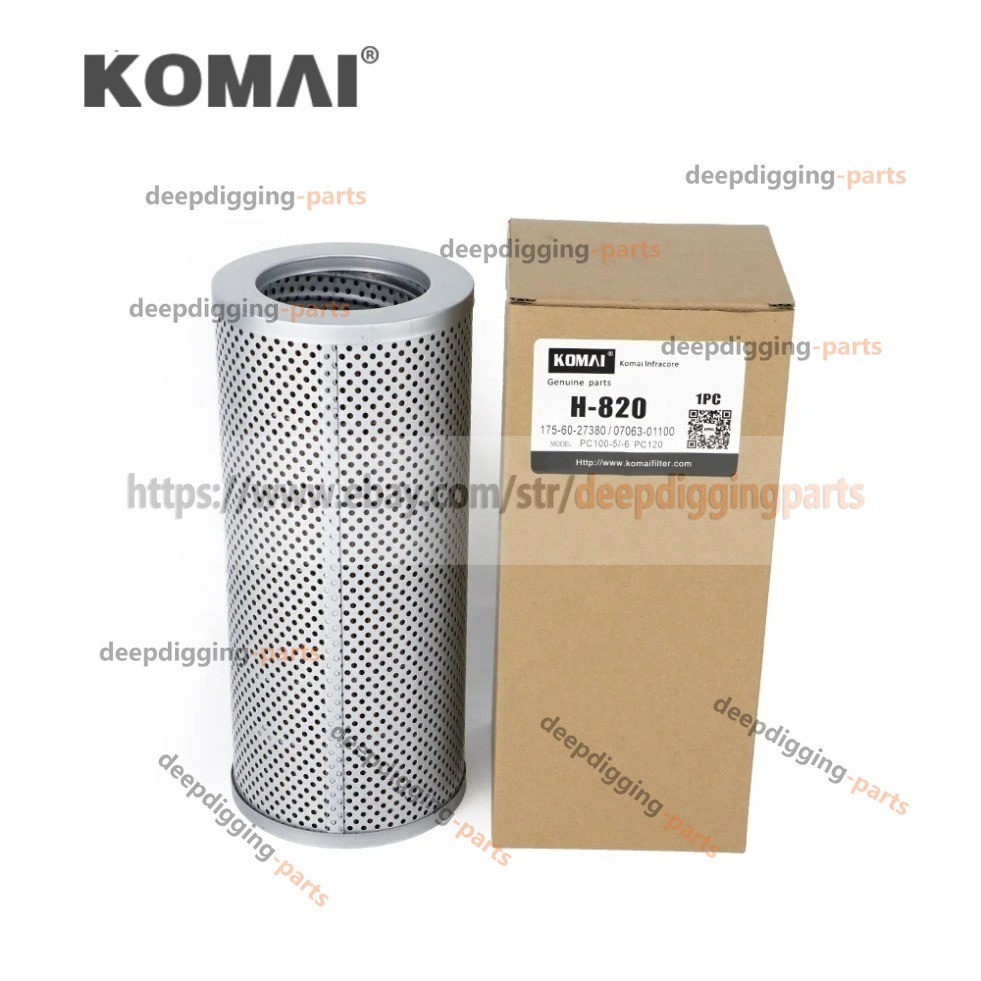 For Komatsu PC100-1 PC100-2 PC100-3 Filter 141-60-18270 175-60-27380 07063-01100