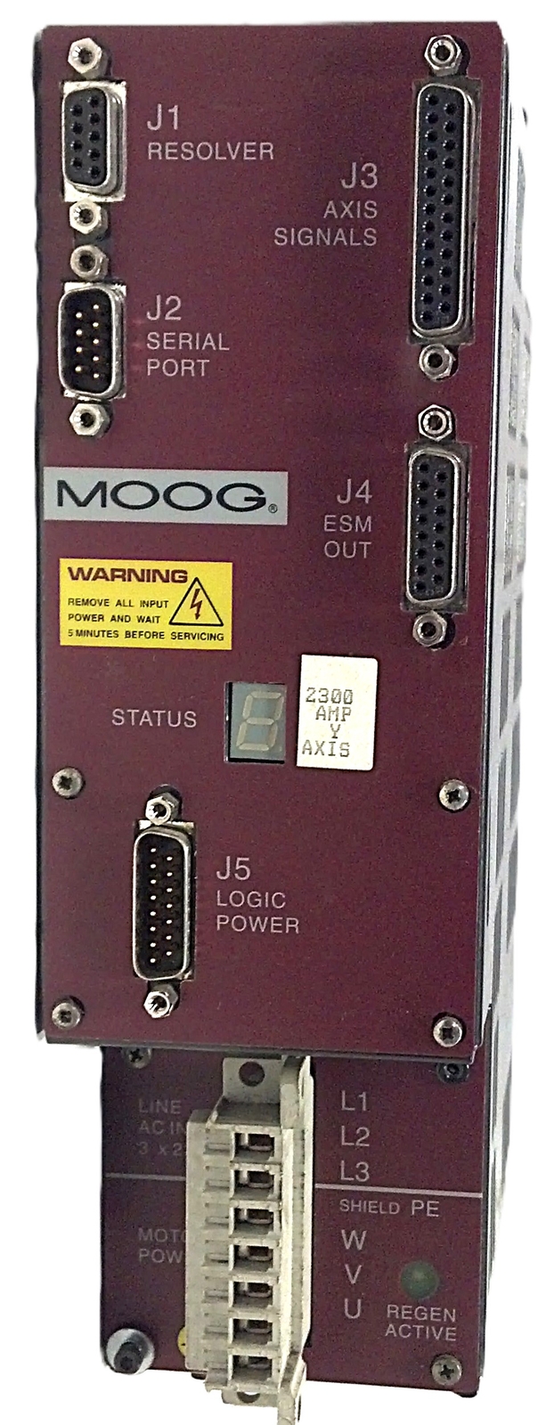 MOOG L180-410A-A1 230 V AC 20 A Servo Drive MOOG L180-410A-A1 230 V AC 20 A Servo Drive