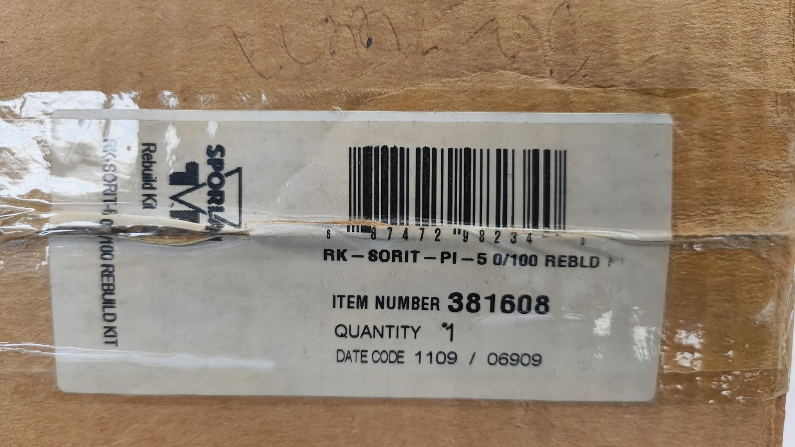 Sporlan Controls 381608 RK-SORIT-PI-5 0/100 REBLD KIT Sporlan Controls 381608 RK-SORIT-PI-5 0/100 REBLD KIT