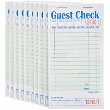 Stock Your Home Guest Check Book (10 Books) 3.5