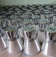 60W 40KHz Aluminum Alloy Ultrasonic Piezoelectric Transducer Cleaner Silvery picture