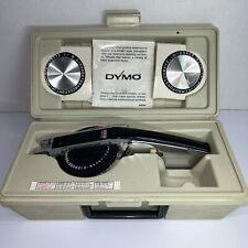 Vintage Dymo Deluxe Tapewriter 1570 Embossing Label Maker kit bundle picture