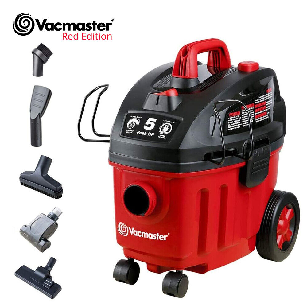 Vacmaster 4 Gallon Wet Dry Vacuum cleaner Car Shop Vac Cleaners 5 Peak HP