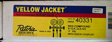 YELLOW JACKET 40331 2-Valve Test/Charging Manifold PSI w/Quick Coupler picture