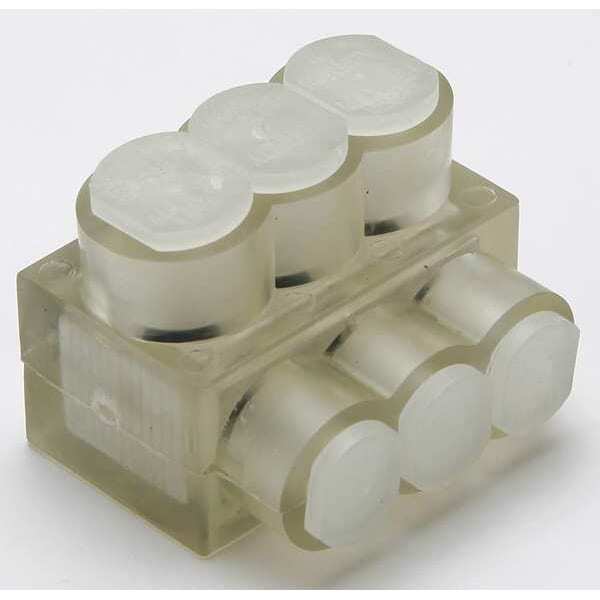 Burndy BIBS4-3, Aluminum, 14 AWG/4 AWG Str, Multi-Tap Connector, 1 pc Burndy BIBS4-3, Aluminum, 14 AWG/4 AWG Str, Multi-Tap Connector, 1 pc