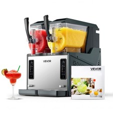 VEVOR Slushie Machine No Ice Needed Frozen Drink Maker with Dual 4L/135oz Tanks picture
