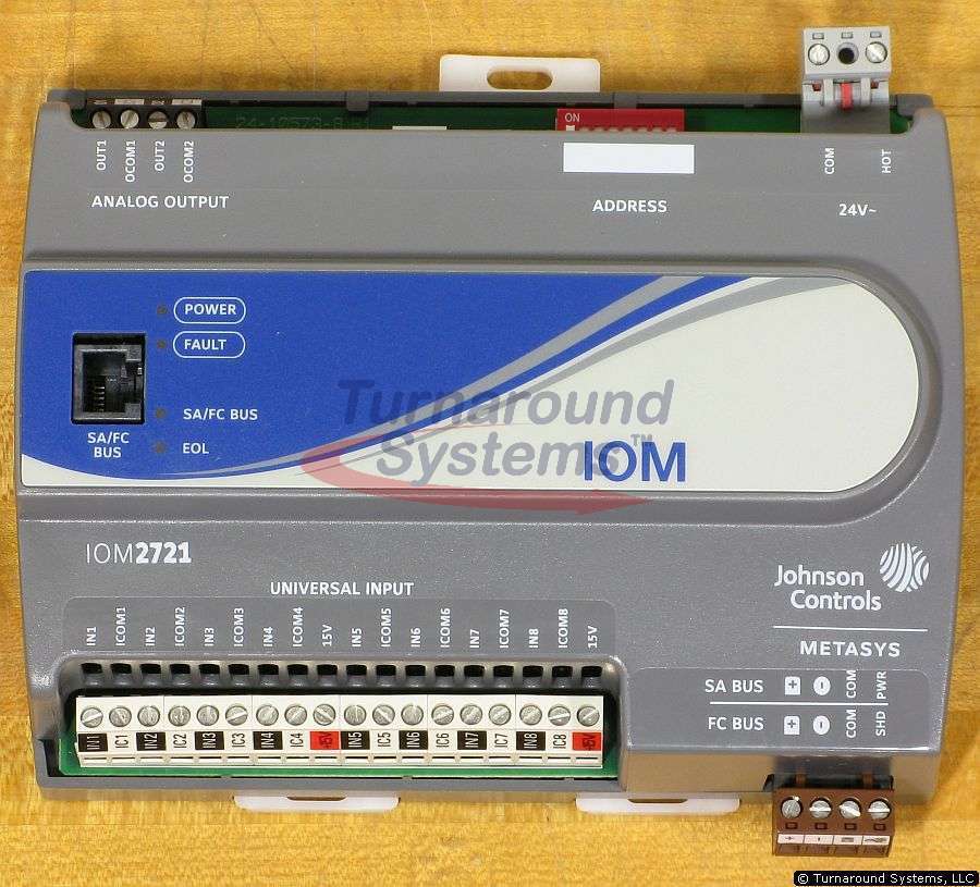 Johnson Controls MS-IOM2721-0 I/O Module, NEW